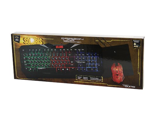 Клавиатура+мышь Qumo Solaris